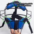 thumbnail image 4 of Greyghost Baseball Catchers Helmets, Wide Field Vision, Soft Catching Helmet, for Adult, 4 of 9