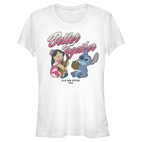 Juniors Lilo & Stitch Better Together T Shirt