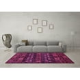 thumbnail image 3 of Ahgly Company Indoor Square Abstract Pink Modern Area Rugs, 5' Square, 3 of 4