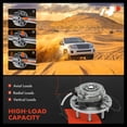 thumbnail image 5 of A-Premium 2-PC Front Wheel Hub and Bearing Assembly 8 Lug Compatible with Ram 2500 2014-2018 Ram 3500 2013-2018, 5 of 9