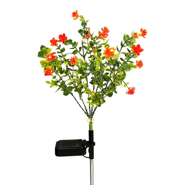 Bewildely Little Blossom Luz solar multiusos decorativo ahorro de energía opción de regalo Little Blossomn Light Iluminación navideña
