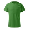 thumbnail image 3 of REORIAFEE Men's Set Outfits Casual Beach Summer Set Gym Outfits Men's Fashion Short Sleeve Round Neck Coat Elastic Waist Shorts Coat Suit Green XL, 3 of 6
