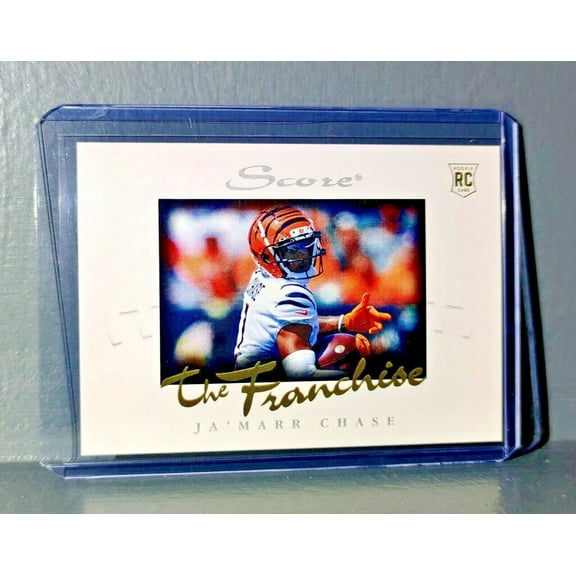 Ja'Marr Chase 2021 Panini NFL Score The Franchise #F7 Rookie Card 1/1966