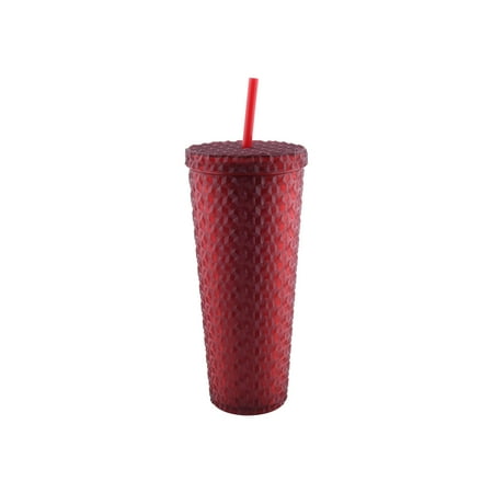 

Holiday Time 26 oz Multi Color Matte Plastic Tumbler 4 Pack