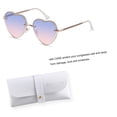 thumbnail image 2 of Lentes de sol ANDWOOD para mujer con forma de corazón y brillantes de moda, 2 of 5