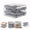 Gray, variant on 2-Tier Egg Holder for Refrigerator, 24-Egg Pull-Out Drawer Organizer with Clear Cover
