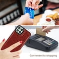 thumbnail image 4 of Feishell for Samsung Galaxy A42 5G Wallet Case with Card Holder,Double Magnetic Clasp Back Flip Kickstand Durable PU Leather Shockproof Card Slots Protective Phone Case for Women Men, Brown, 4 of 8