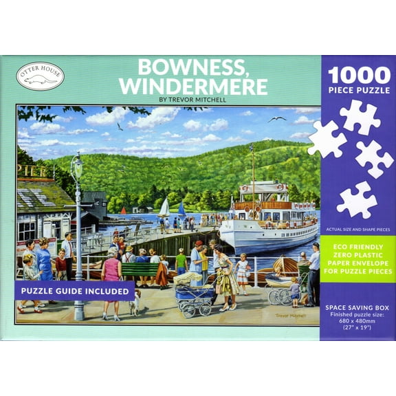 Otter House 1000 Piece Puzzle - Bowness Windermere By Trevor Mitchell