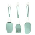 thumbnail image 2 of Vacemry Under $5 Baking Tool Set, Three Piece Silicone Utensil Collection, Spatula Scraper Brush Combo, Heat Resistant Kitchen Implement for Cooking, 2 of 6