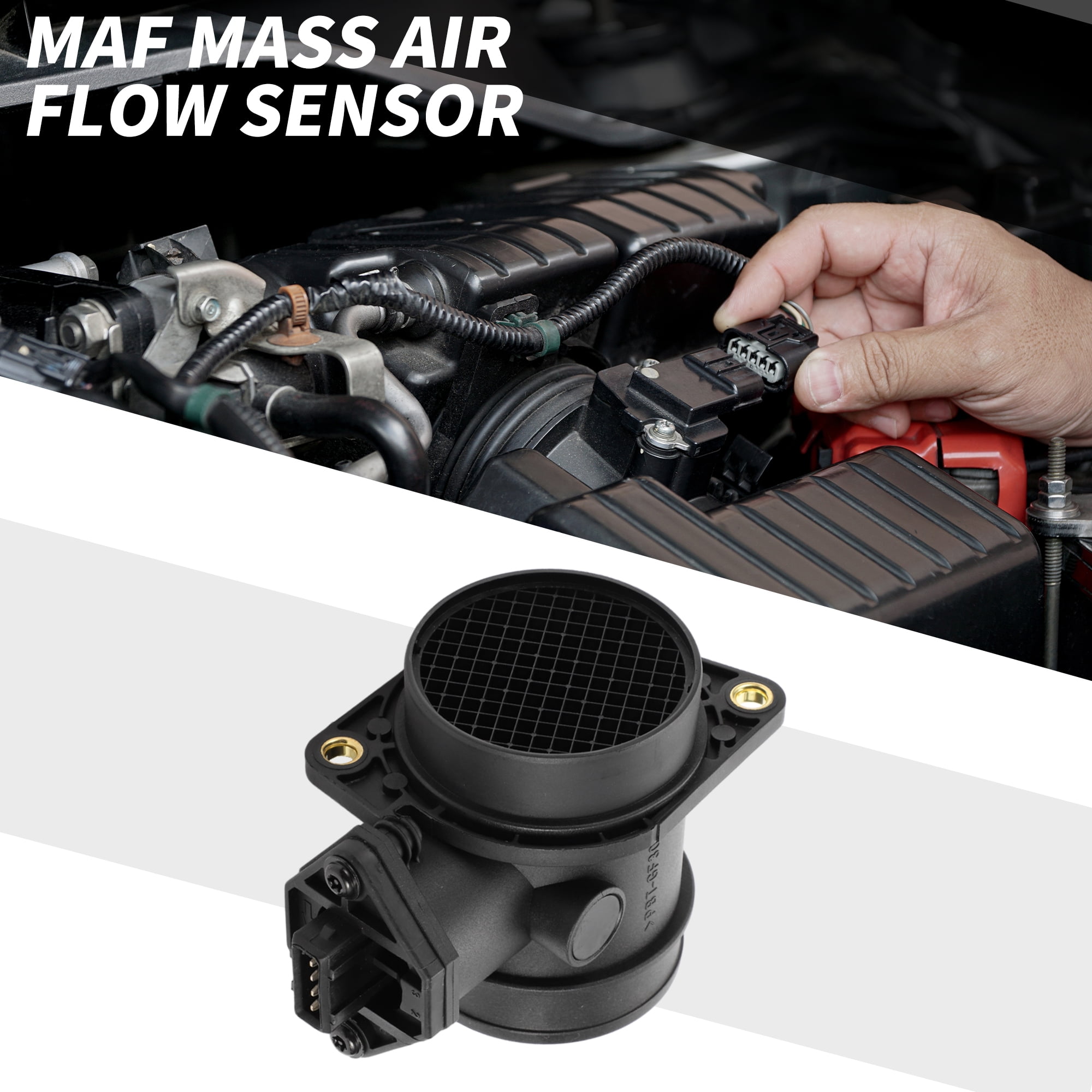 Unique Bargains MAF Sensor Assembly No.1041359 MAF Mass Air Flow Sensor for Ford