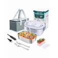 thumbnail image 1 of 60W Adult Electric Lunch Box, 1.5L 3-In-1 Portable Lunch Box Heater For Work, Suitable For Heating Lunch Box Food In Car/Truck/Office, Fast Heating, Leakproof, Portable,School Supplies, 1 of 5