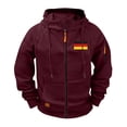 thumbnail image 1 of Ceisia Men's Outdoor Sports Jacket Hooded Long Sleeve Summer Loose Fit with Pockets Gift, 1 of 8
