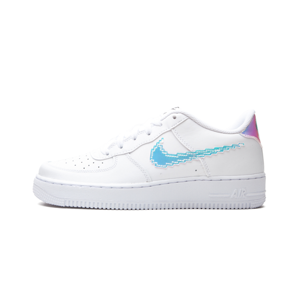 NIKE GRADE SCHOOL Air Force 1 LV8 GS "Digital Swoosh" CW1577 100 CW1577 100 from Stadium Goods