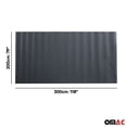 thumbnail image 3 of Rubber Pickup Truck Bed Liner Flooring Mat Trunk Mat Trimmable Black & Grey, 3 of 8