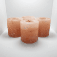 thumbnail image 3 of Pink Salt Wall Smooth Cylindrical Hand-Crafted Candle Holder, Himalayan Pink Salt, 6" x 3.5", 1 Pack, 3 of 4