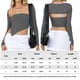 thumbnail image 2 of Tops De Tubo Ajustados Y2K Bodycon Tube Tops 2pcs Mujeres Crop Tops Casual Salir Ropa (Gris M) Ygjytge para Mujer Gris T 3EG, 2 of 8