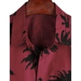 thumbnail image 2 of Mens 100% Cotton Hawaiian Shirts Button Down Short Sleeve Beach Shirts Summer Casual Aloha Shirts, 2 of 10