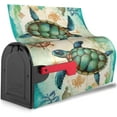 thumbnail image 2 of Sea Turtle Mailbox Covers, Vintage Ocean Magnetic Post Box Cover Wraps Large Size 25.5x21 in for Garden Yard Decor, 2 of 6