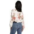 thumbnail image 2 of Weardear Women's Casual Floral Print V Neck Long Sleeve T Shirt Blouses, 2 of 7