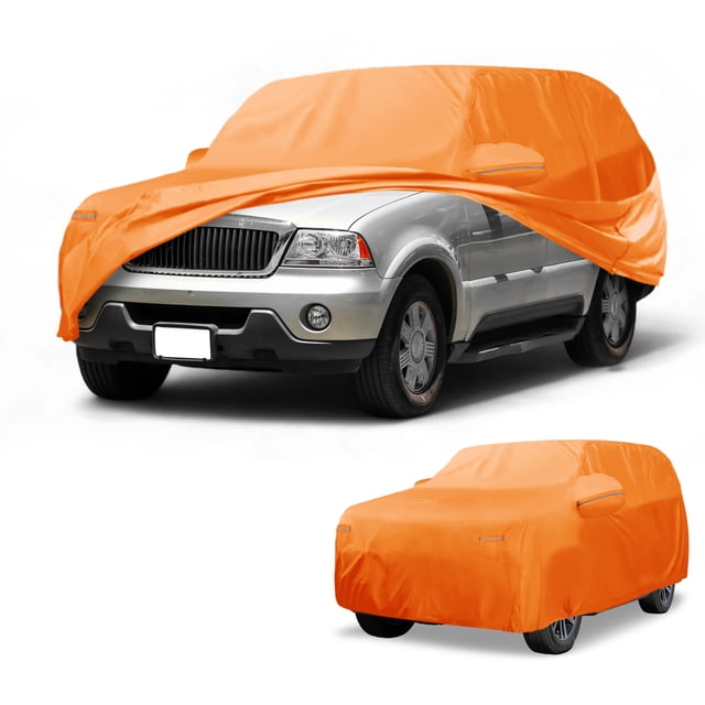 Funda para Coche Impermeable Unique Bargains para Todo Clima Automotriz Exterior Anti-UV Protección Sol Lluvia para Lincoln Aviator