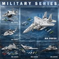 thumbnail image 7 of F-15E Fighter Jet Building Sets for Adults, Military Fighter Bombers Display Model 33034, Strike Eagle Military Plane Collectible Set, 7 of 7