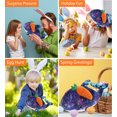 thumbnail image 3 of DolliBu Happy Easter Whale Space Sequin Plush with Carrot - Cute Stuffed Animals with Carrot Plush Toy, Perfect Easter Holiday Surprise Gift, Spring Easter Ocean Life Plush Animal - 13 Inch, 3 of 6