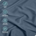thumbnail image 3 of Bare Home Luxury 1800 Collection Fitted Sheet, Ultra-Soft, Deep Pocket, Twin-XL, Bering Sea, 3 of 8