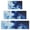 Blue Marble Flow, variant on Blue Marble Gold Wave Pattern Kitchen Rugs Sets Of 3,Kitchen Runner Rugs Non Skid Washable,Decorative Kitchen Floor Mats for Kitchen,Sink,Laundry,17"x30" 17"x47" 17"x59"