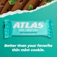 Atlas Protein Bar, 20g Protein, 1g Sugar, Clean Ingredients, Gluten Free (Mint Chocolate Chip