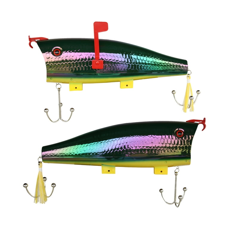 Rivers Edge Products Firetiger Fishing Lure Mailbox for Outside of
