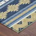 thumbnail image 3 of Addison Rugs Chantille Indoor/Outdoor Transitional Global Navy Machine Washable Rectangle Rug, 8' x 10', 3 of 8