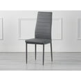 thumbnail image 3 of Nash Grey PU Upholstered Chairs with Sturdy Metal Legs (4 Chairs Per Box), 3 of 3
