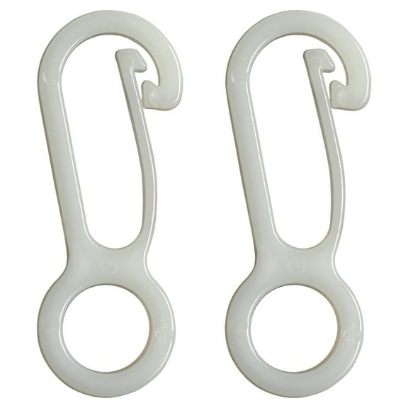 Valley Forge White Nylon Flag Clip (2-Pack) FC2