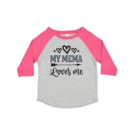 

Inktastic My Mema Loves Me Girls Girls Toddler T-Shirt