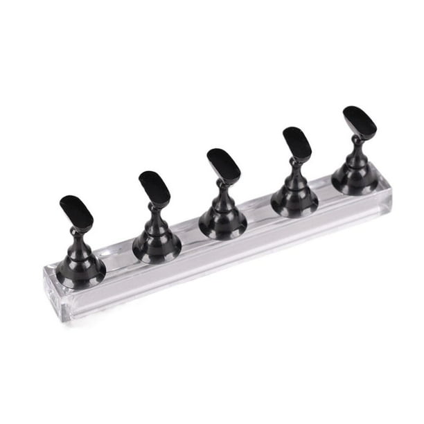 CAIROYAR Estante de exhibición para práctica de uñas, tablero de ajedrez, placa para uñas, herramientas para decoración de uñas: