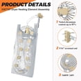 thumbnail image 2 of W11344457 Dryer Heating Element 3387747 and DC47-00019A Dryer Heating Element by, 2 of 6