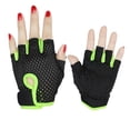 thumbnail image 5 of Guantes de malla para fitness, guantes deportivos para ciclismo al aire libre para mujer, guantes antiabrasión de medio dedo para montañismo para hombre, 5 of 5