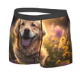 thumbnail image 2 of Daiia Sunset Daisy Dog Men's Underwear Boxer Briefs, Cotton Stretch Moisture-Wicking Underwear-X-Large, 2 of 9