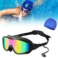 thumbnail image 2 of Moocorvic Swim Goggles And Swimming Cap Set, Silicone Cap for Adult Men Women, 2 of 5
