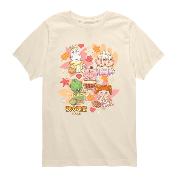 Toy Story - Fall Drink Grid - Youth Boys Short Sleeve Graphic T-Shirt