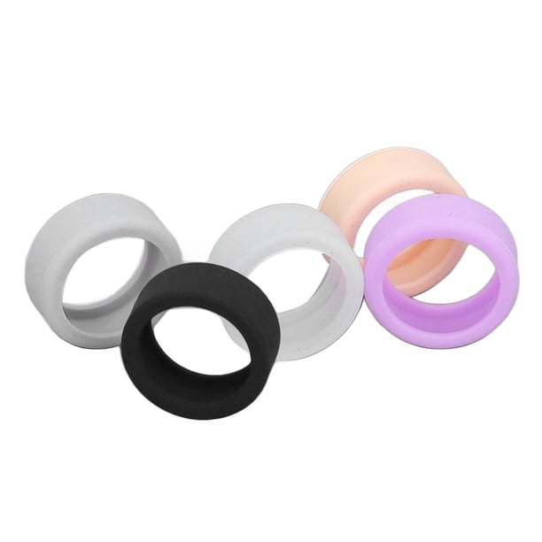 5 Paquete Cubierta De Anillo Compatible Con Todos Los Anillos Inteligentes, Silicona Anti-scratch Delgada Estuche De Anillo Para Hombres, Soporte De Carga Con Cobertura,