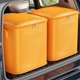 thumbnail image 4 of Bolsa grande de transporte para mudanzas 54x47x30cm – Asas reforzadas de alta resistencia, bolsa organizadora plegable y reutilizable tejida, parte superior con cremallera, bolsa para colcha para ropa, 4 of 6