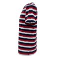 thumbnail image 4 of Playera George Talla EG Manga Corta de Rayas Azul Marino con Rojo, 4 of 4
