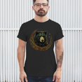 thumbnail image 4 of Celtic Moon Bear T-shirt Mystical Forest Animal Wildlife Nature Spiritual Celestial Lunar Viking Valhala Men's Tee, 4 of 7