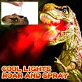 thumbnail image 6 of JoyStone Remote Control Dinosaur Toys for Kids, Electric Walking RC T-Rex, Realistic Tyrannosaurus Dino Robot with Roaring and LED Light for Boys and Girls Age 3+, Brown, 6 of 8