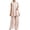 Beige, variant on BaoFuBaoMei Womens Pajama Sets Plus Size 2 Piece Sleeveless Lounge Set Crew Neck Tunic Top and Wide Leg Pants Pjs Fall Loose Sleepwear