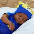 thumbnail image 3 of Muñeca Reborn CHAREX, realista, negra, 18 pulgadas, africana, 3 of 6