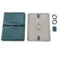 thumbnail image 2 of Storage Bins with Lids, Stackable Storage Bins with Wheels Removable Folding Plastic Storage Boxes 3 Doors File Cabinet for Closet Office Organizing  Clothes, Toys, Books, 2 of 8