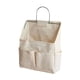 thumbnail image 2 of Bolsa de almacenamiento colgante con múltiples bolsillos, organizador de lino y algodón impermeable para dormitorio, cocina y oficina, 30x23x9cm, 2 of 6