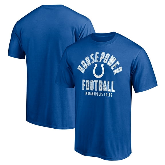 Men's Royal Indianapolis Colts Nickname Arc T-Shirt